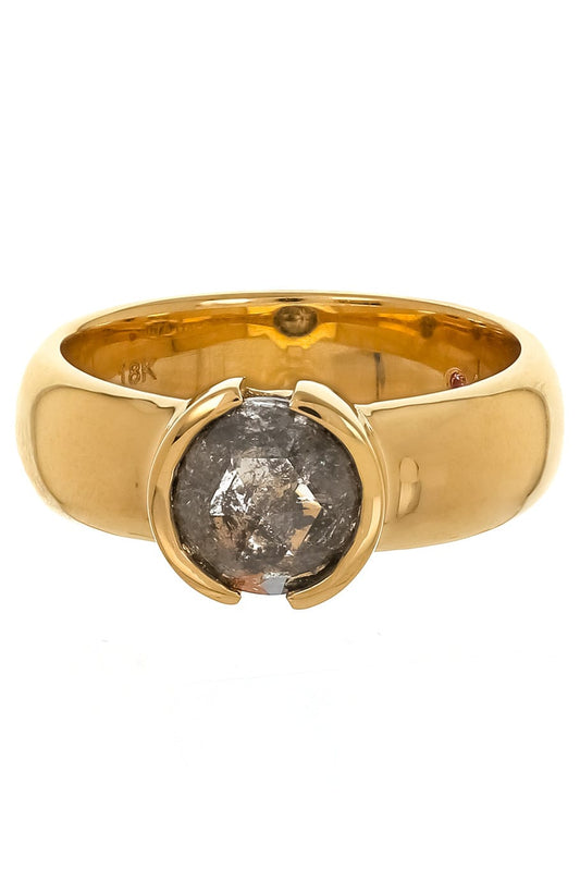 WITH LOVE-The Chubby Ring-YELLOW GOLD