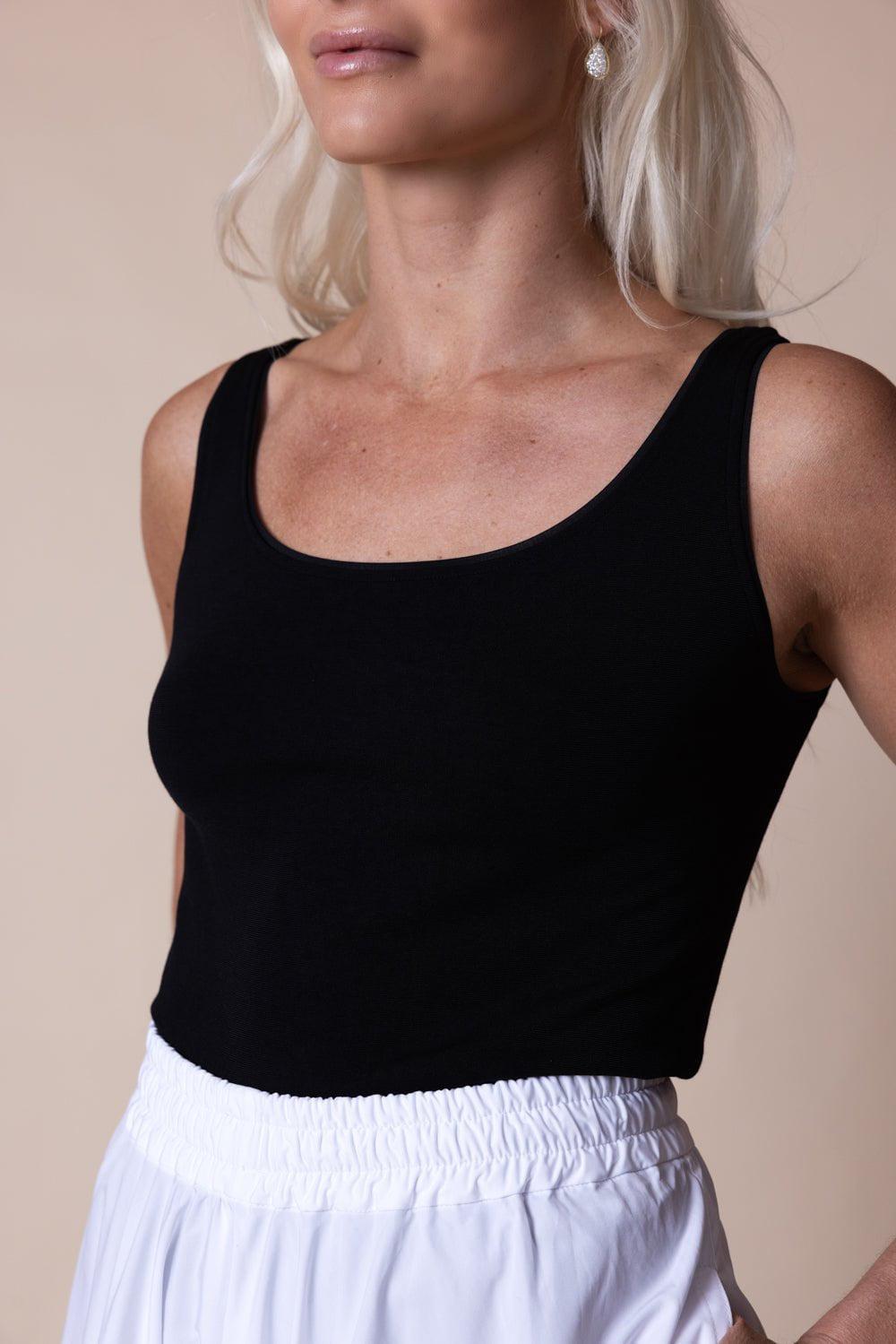 WOLFORD-Jamaika Tank - Black-