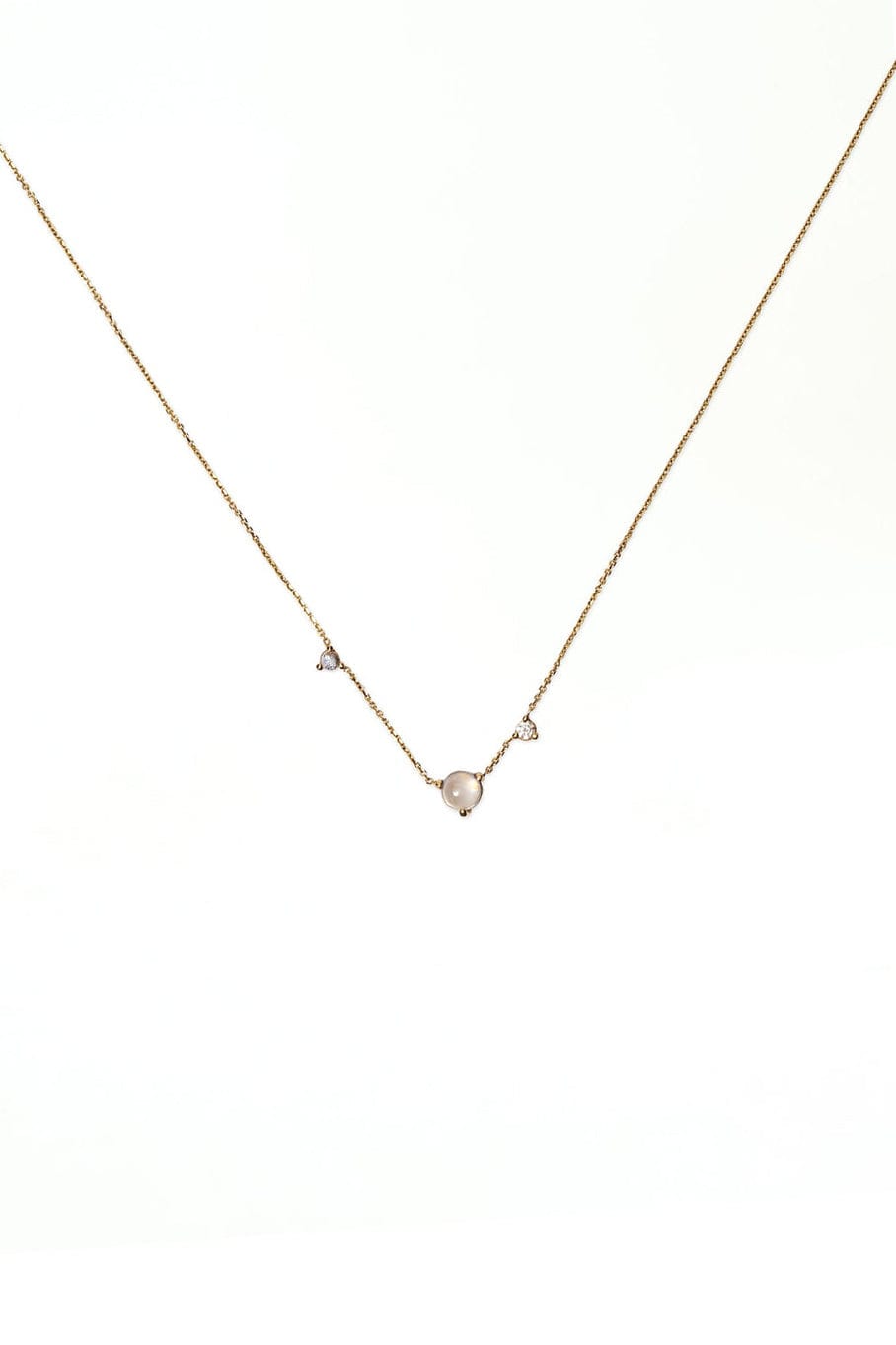 WWAKE-Tonal Three-Step Necklace-YELLOW GOLD
