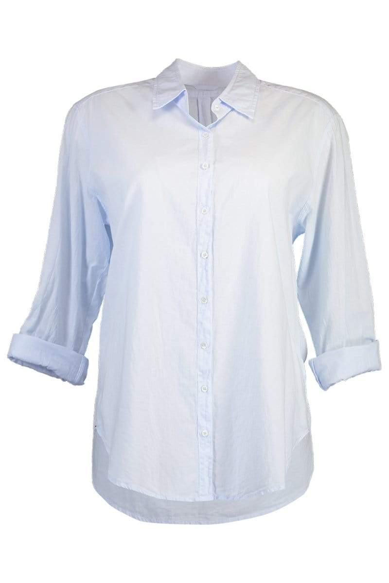 XÍRENA-Beau Long Sleeve Button Up Shirt - Sky Bleu-