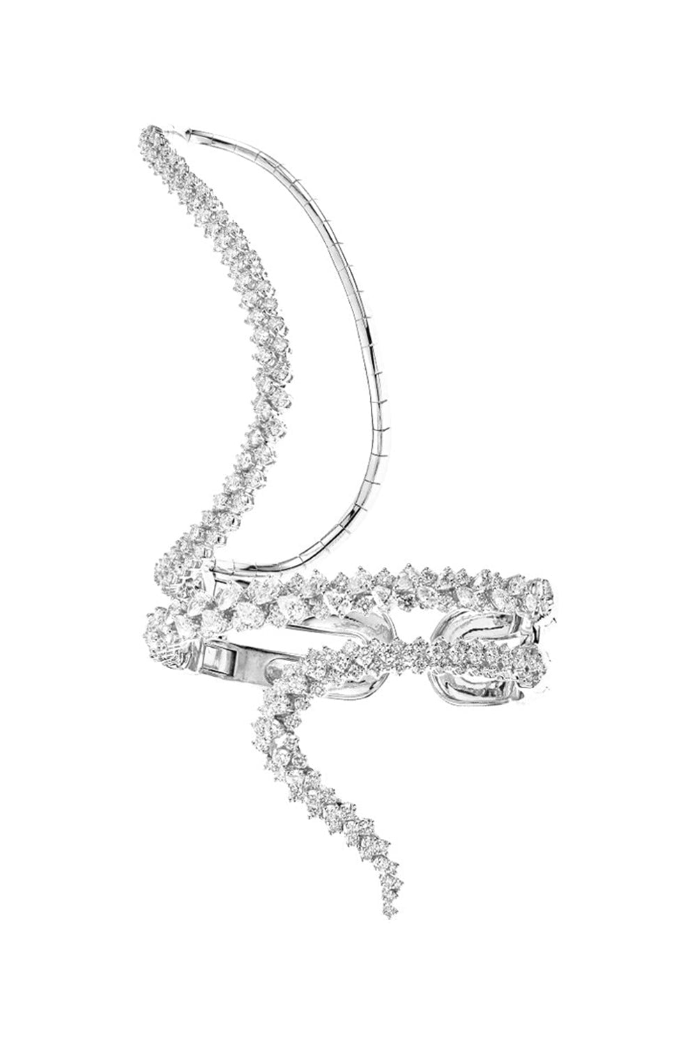 YEPREM JEWELLERY-Y-Couture Handpiece-WHITE GOLD