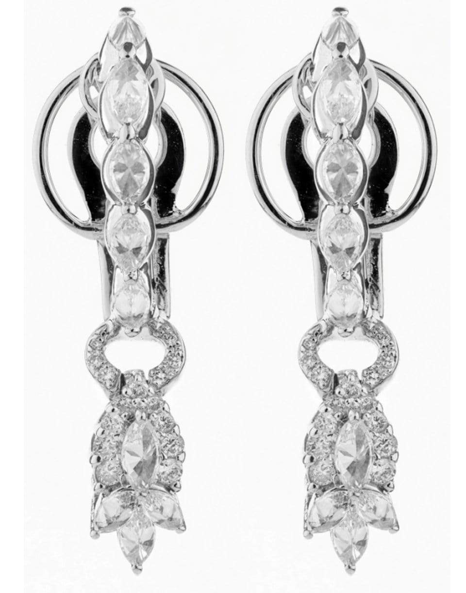 YEPREM JEWELLERY-Diamond Earrings 1.50cts-WHITE GOLD