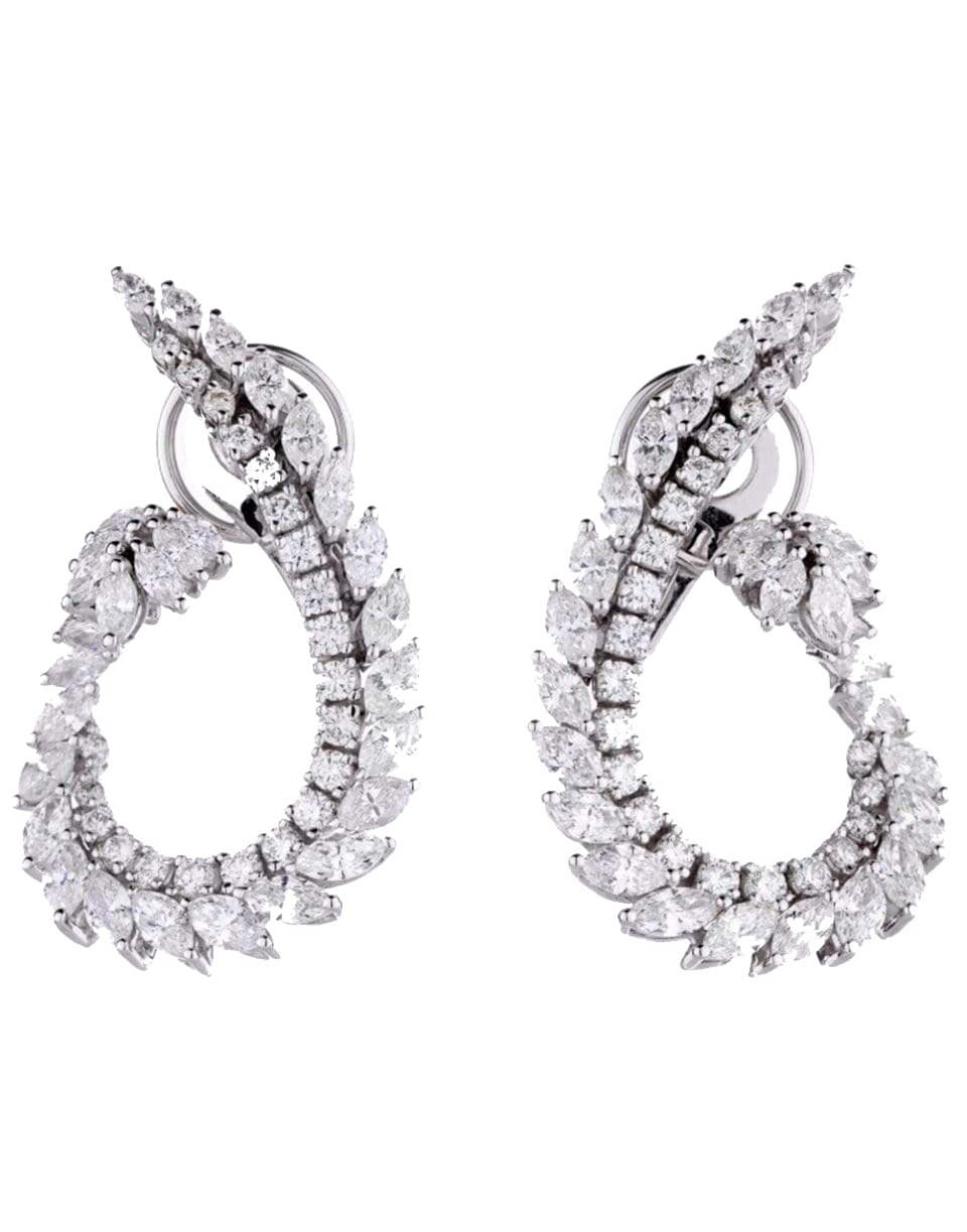 YEPREM JEWELLERY-Diamond Earrings 5.99CTS-WHITE GOLD