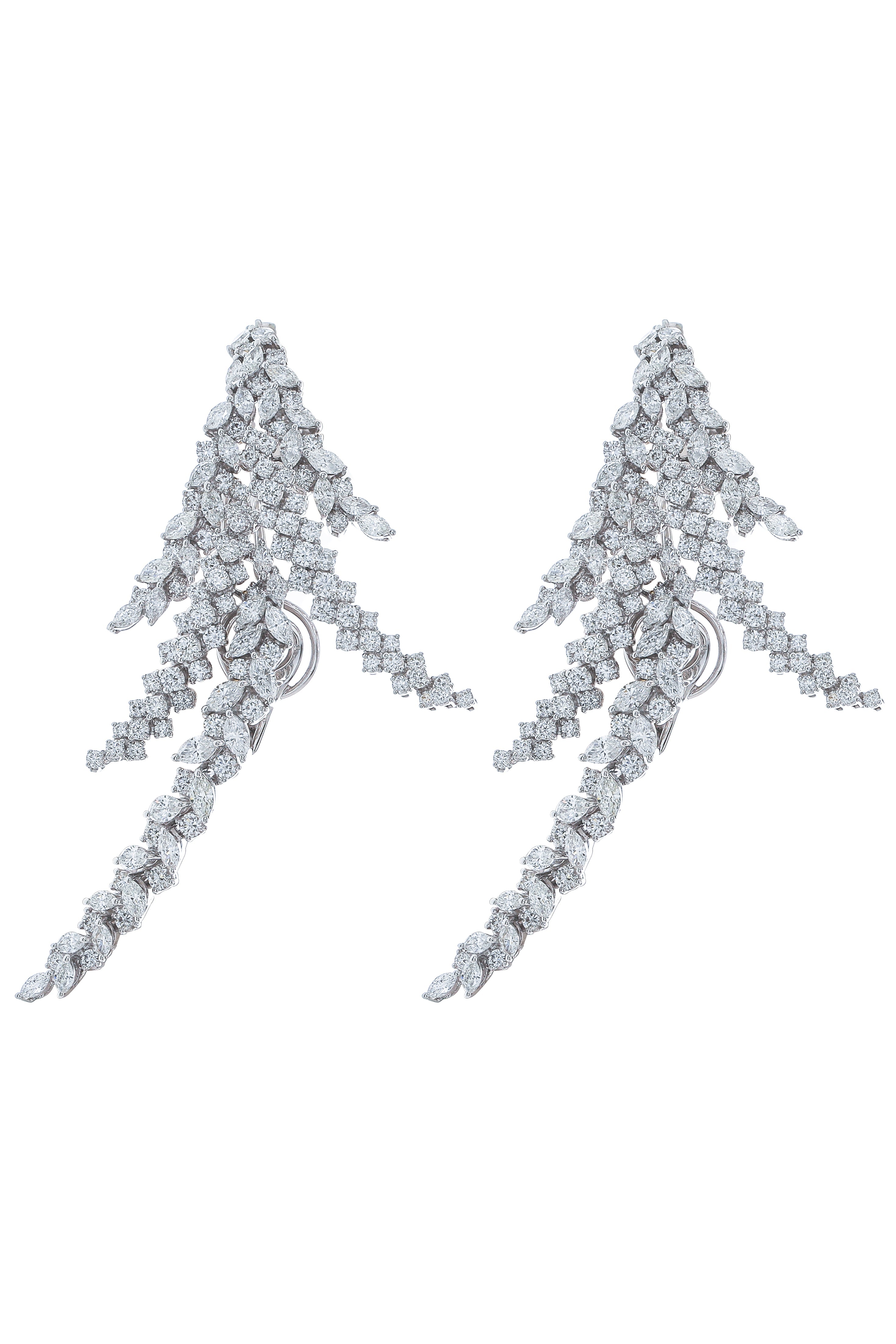 Feather Drop Earrings