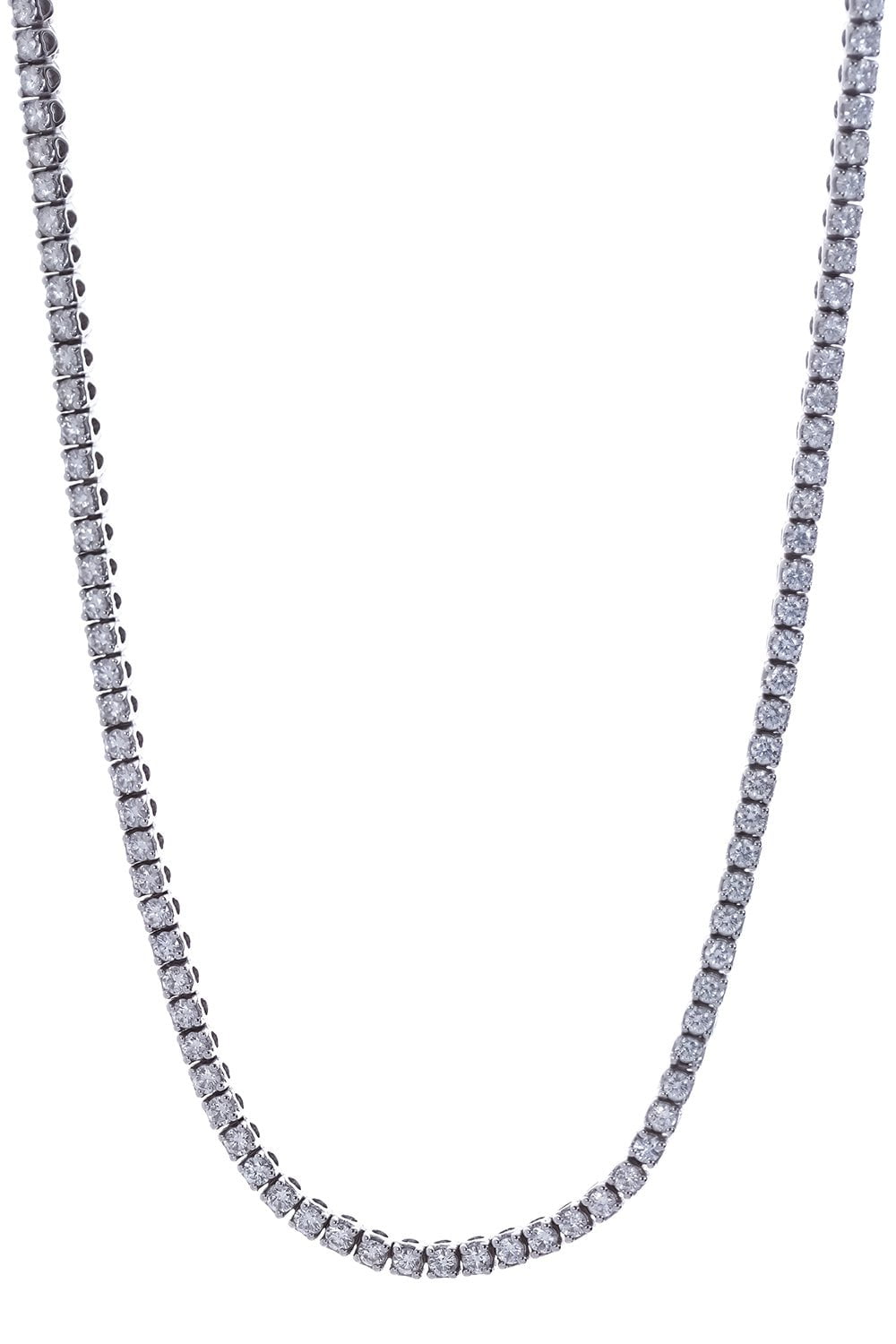 YEPREM JEWELLERY-Diamond Tennis Necklace-WHITE GOLD