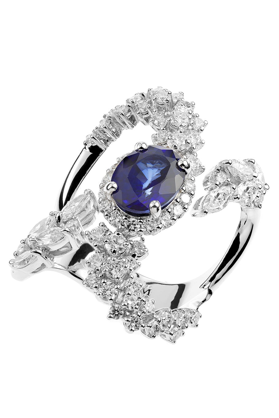YEPREM JEWELLERY-Marquise Diamond Ring-WHITE GOLD
