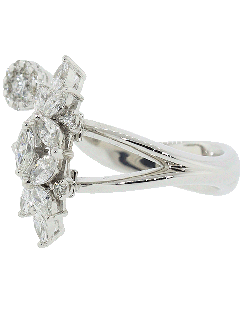 YEPREM JEWELLERY-Open Diamond Ring-WHITE GOLD