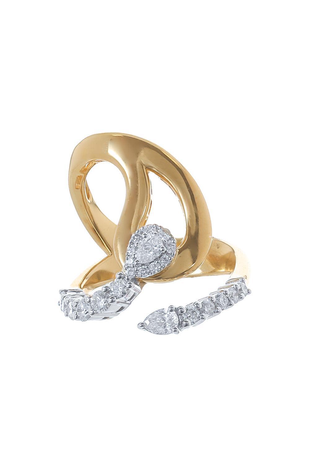 Golden Strada Wrap Hoop Ring-YELLOW GOLD-5.75-JEWELRYFINE JEWELRING-YEPREM JEWELLERY