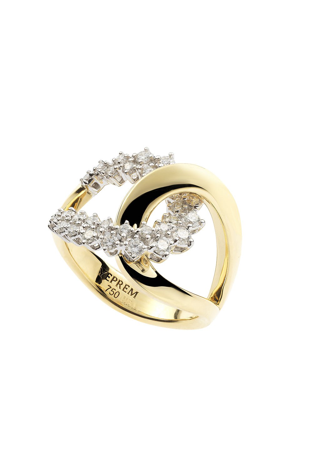 Infinity Stackable Ring Golden Strada Infinity Stackable Ring | YEPREM – Marissa Collections