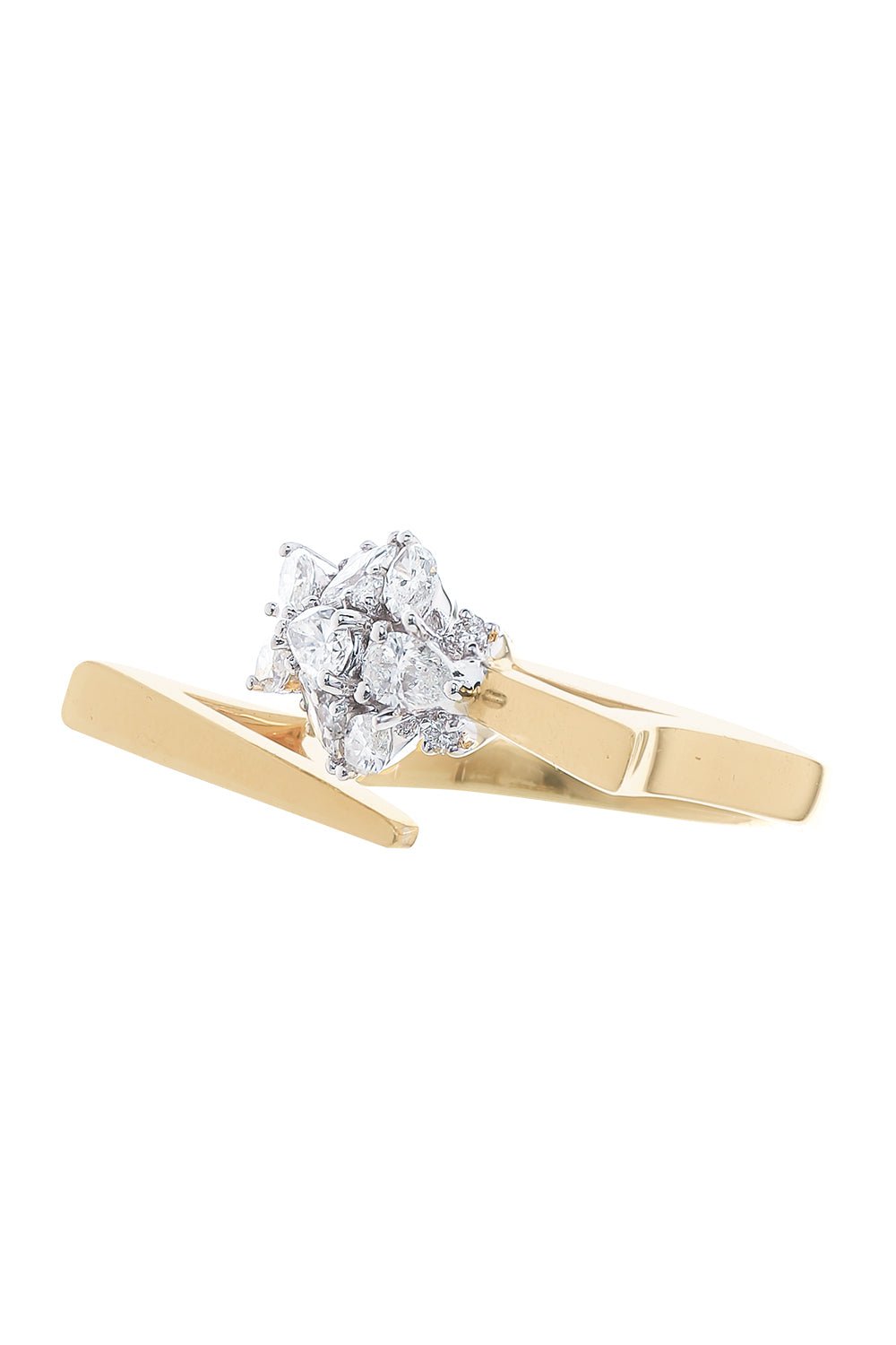 YEPREM JEWELLERY-Golden Strada Stackable Ring-YELLOW GOLD