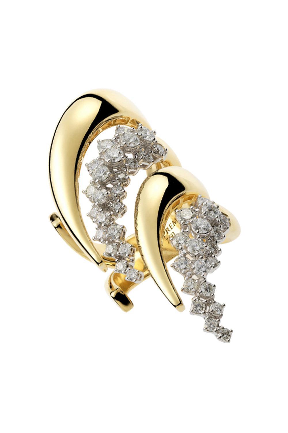 Diamond Round Stackable Strada Ring