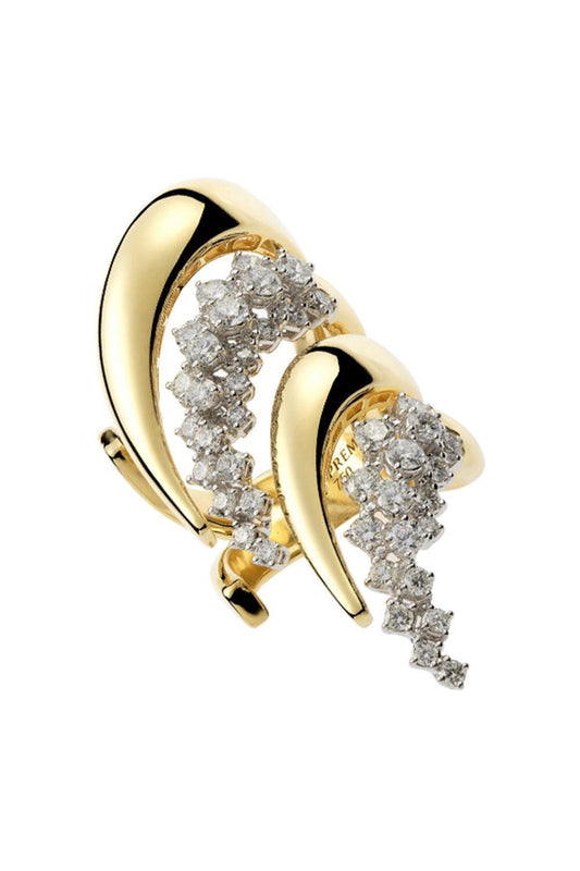 Diamond Round Stackable Strada Ring