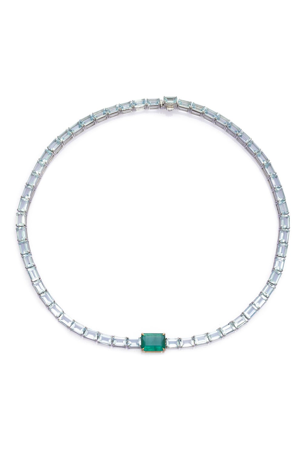 YI COLLECTION-Demeter Necklace-WHITE GOLD