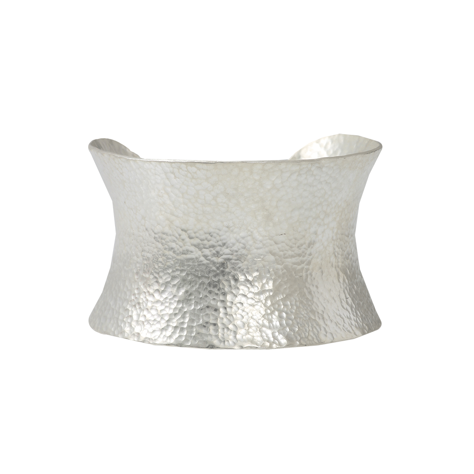 YOSSI HARARI-Large Corset Cuff Bracelet-SILVER