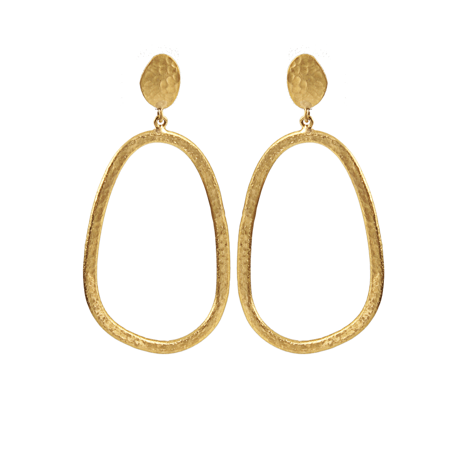 YOSSI HARARI-Melissa Open Earrings-YELLOW GOLD