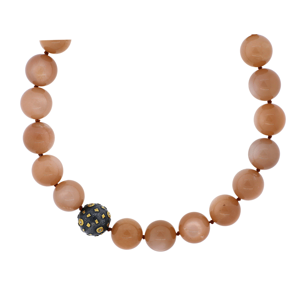 YOSSI HARARI-Libra Bead Necklace-GILVER