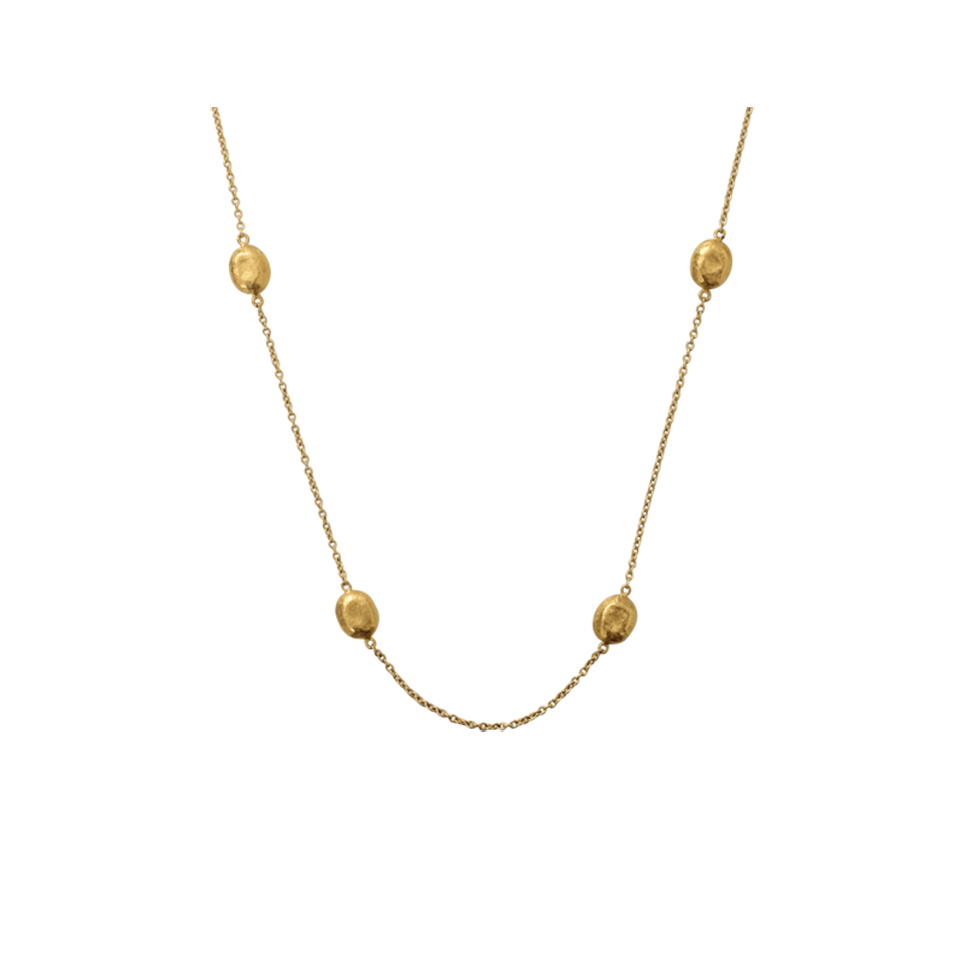 YOSSI HARARI-Roxanne Mini Wrap Necklace-YELLOW GOLD
