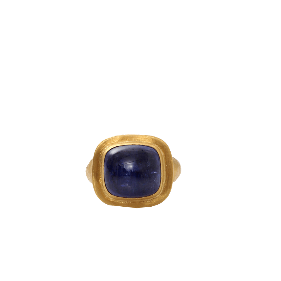 YOSSI HARARI-Carmen Tanzanite Ring-YELLOW GOLD