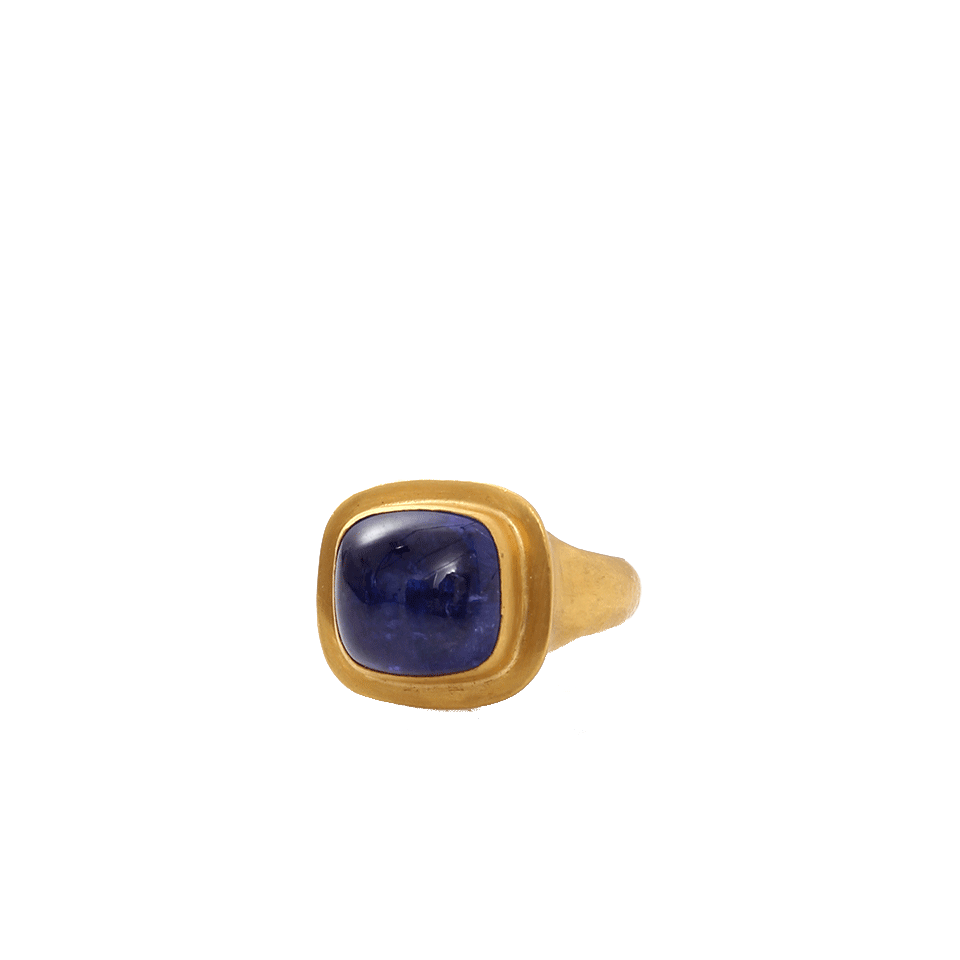 YOSSI HARARI-Carmen Tanzanite Ring-YELLOW GOLD