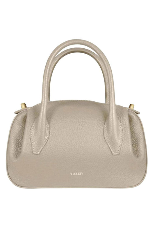 Oyster Mini Duffle Bag - Angora-CREAM-O/S-HANDBAGSHOULDER-YUZEFI