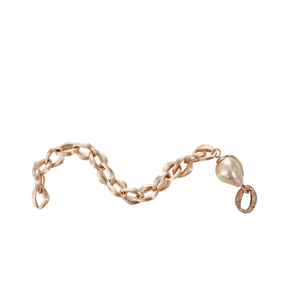 YVEL-Multi Color Baroque Fresh Water Pearl Bracelet-ROSE GOLD