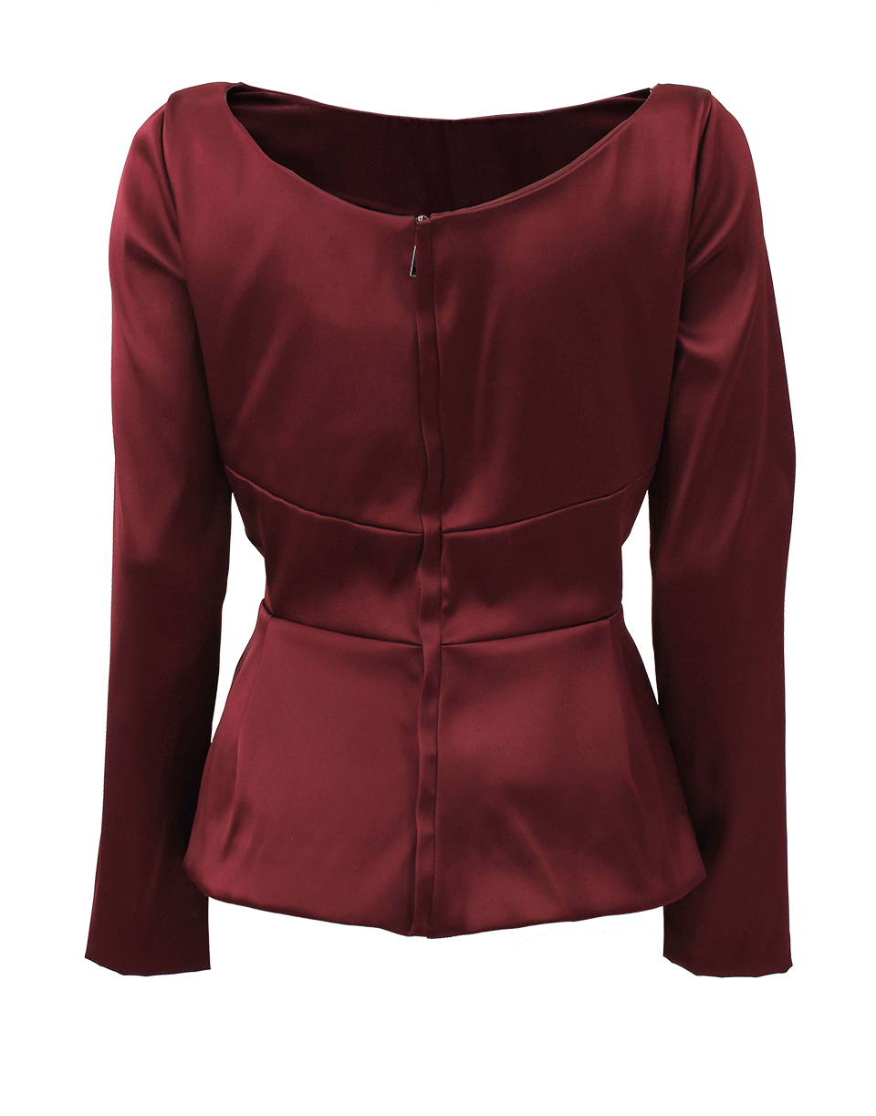 ZAC POSEN-Layered Neck Embroidered Top-