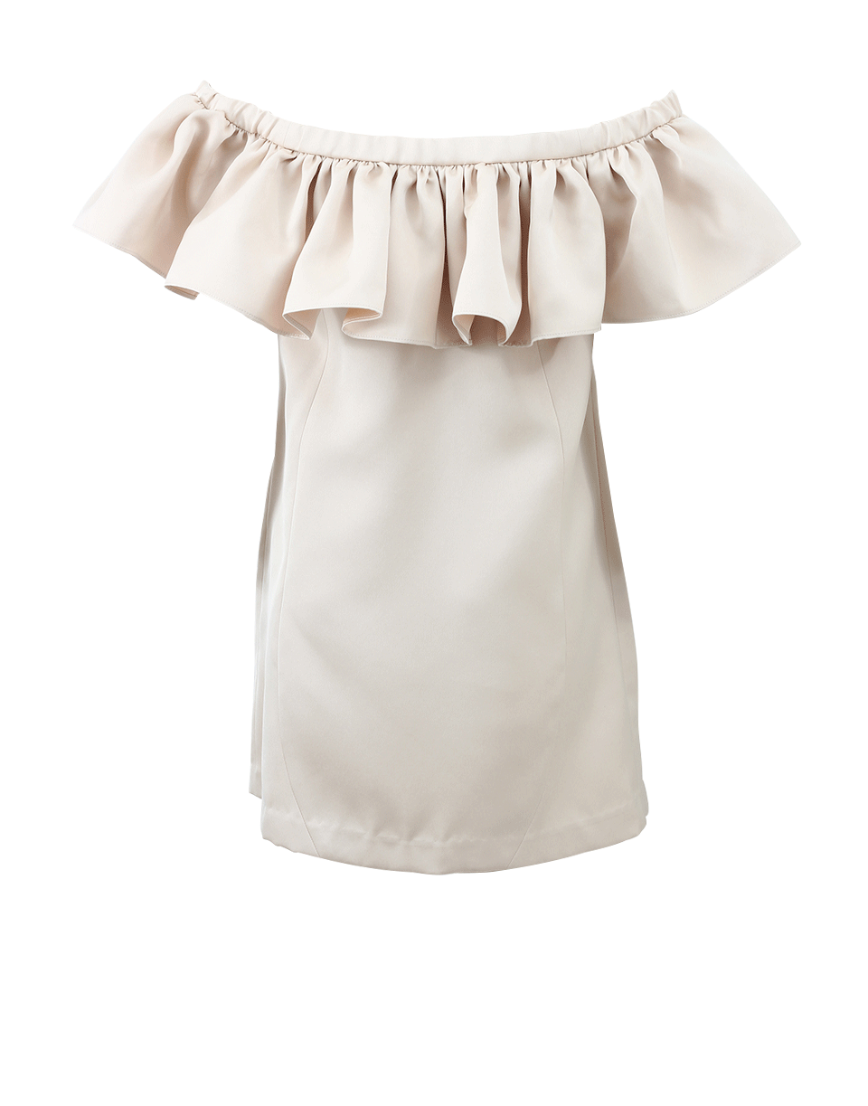 ZAC ZAC POSEN-Crystal Dress With Ruffle-