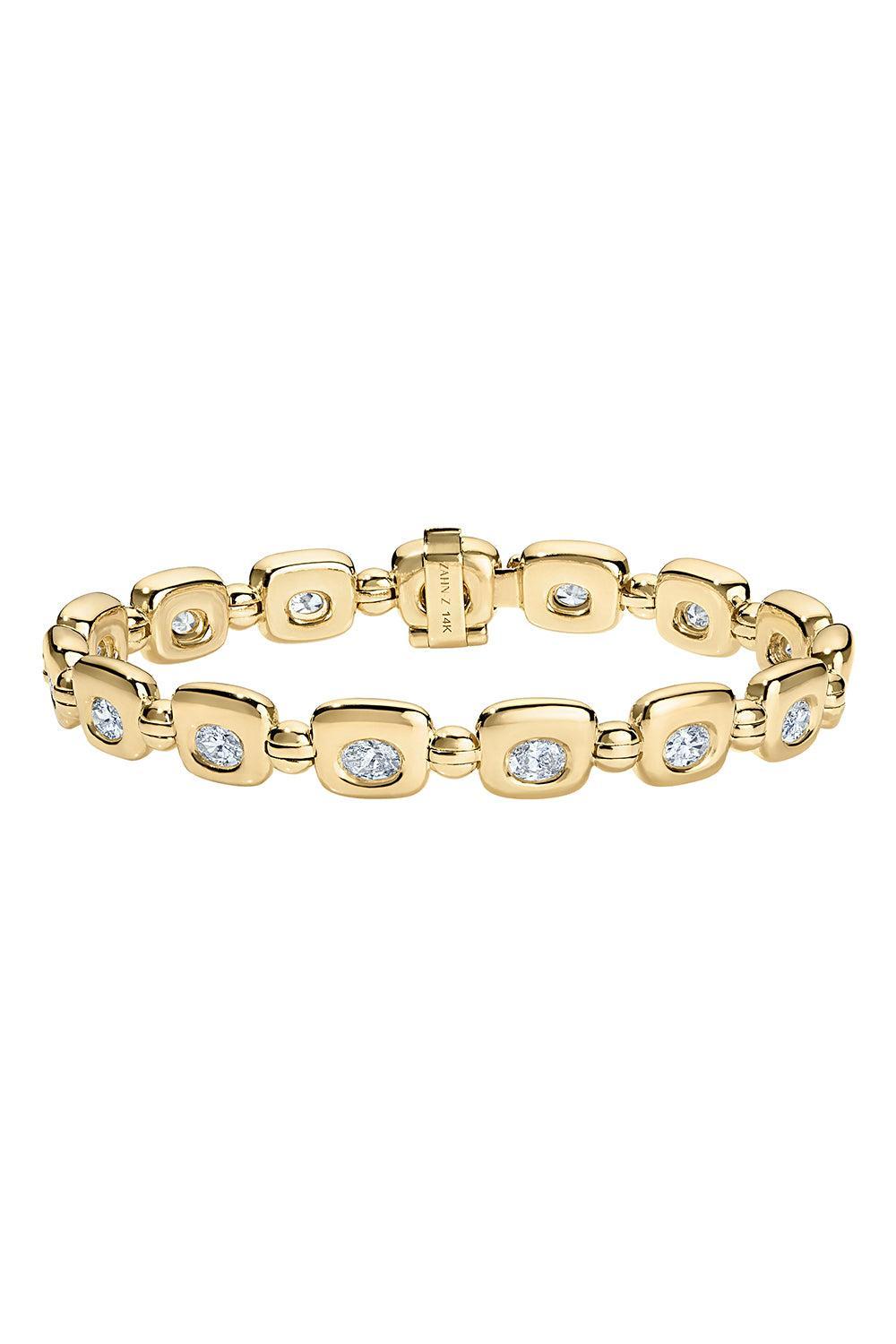 Diamond Mini Babylugas Bracelet-YELLOW GOLD-JEWELRYFINE JEWELBRACELET O-ZAHN-Z