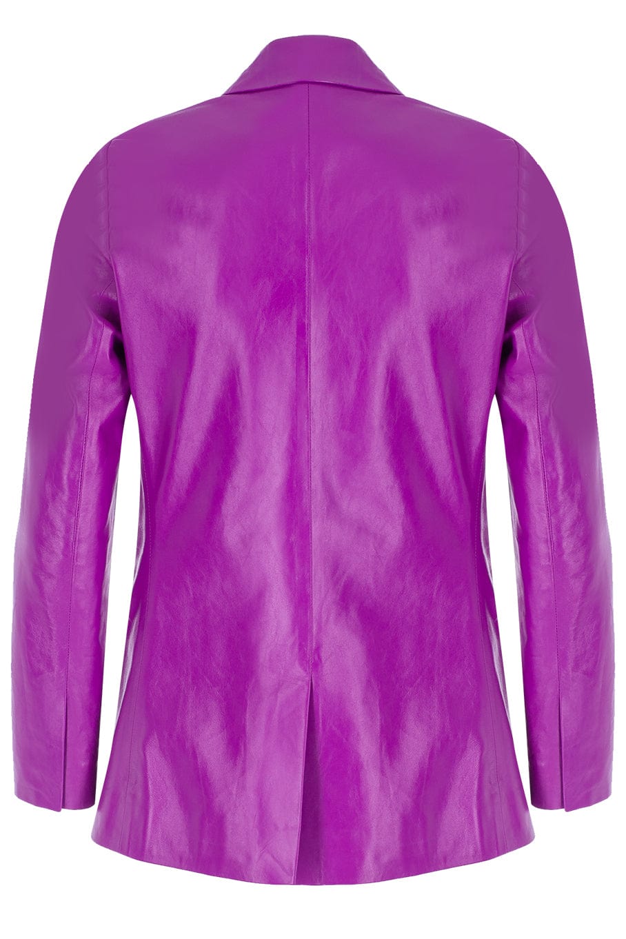 ZEYNEP ARCAY-Fitted Leather Blazer-