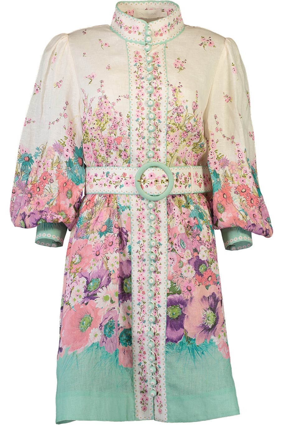 ZIMMERMANN-Jude Buttoned Mini Dress-