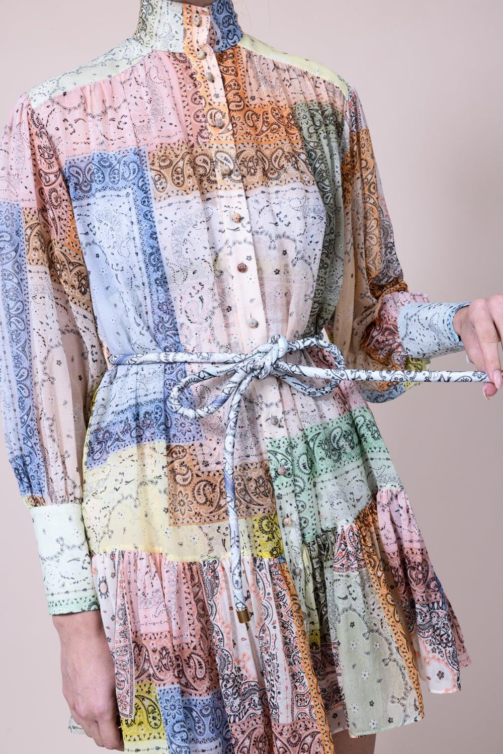 ZIMMERMANN-Matchmaker Lantern Mini Dress-