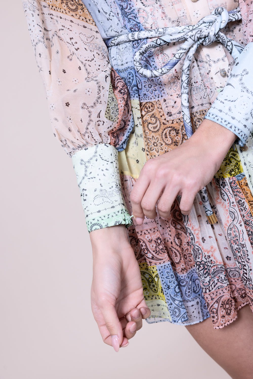 ZIMMERMANN-Matchmaker Lantern Mini Dress-