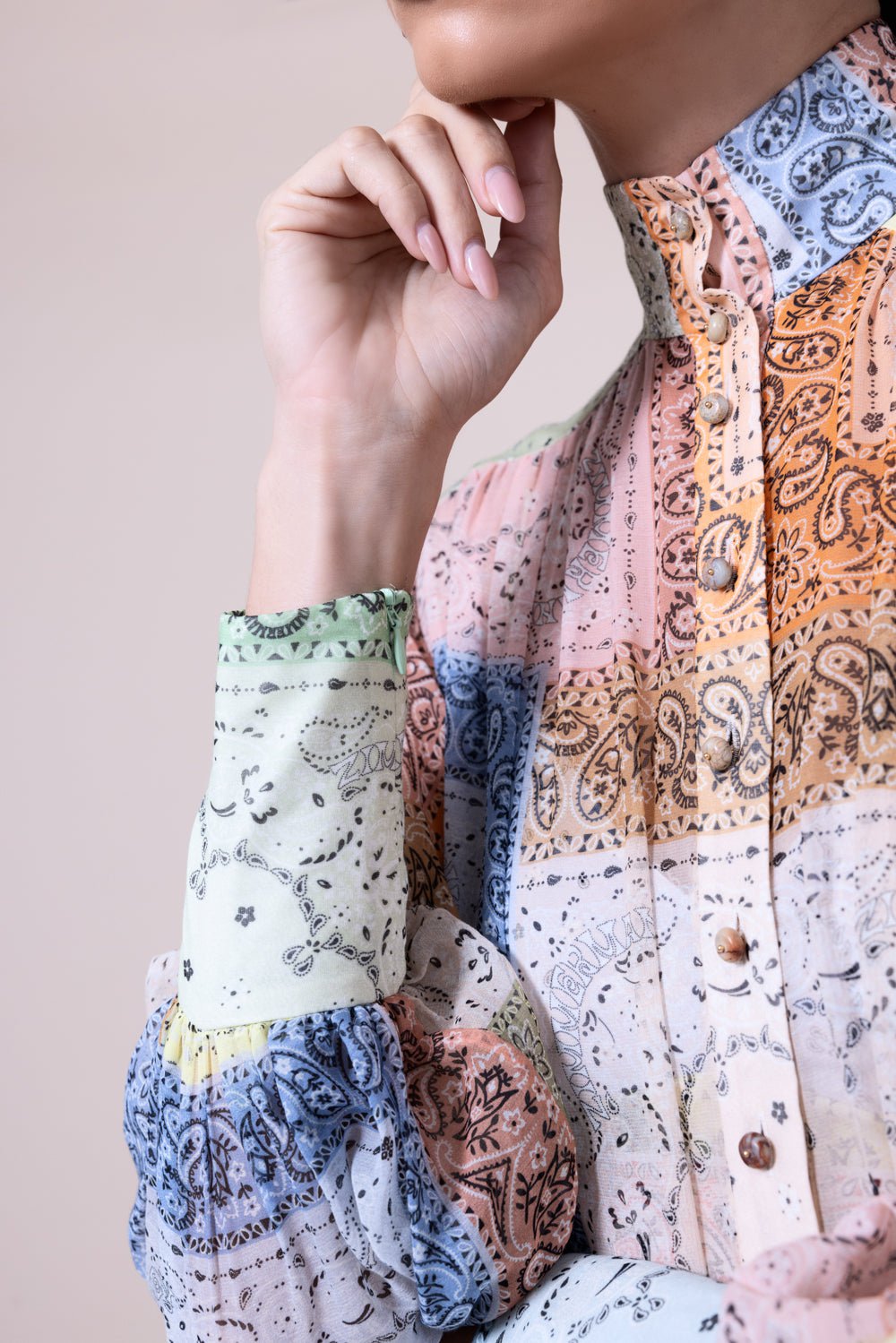 ZIMMERMANN-Matchmaker Lantern Mini Dress-
