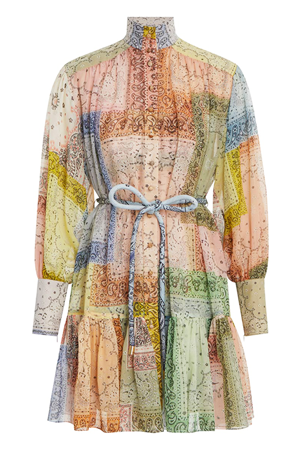 ZIMMERMANN-Matchmaker Lantern Mini Dress-