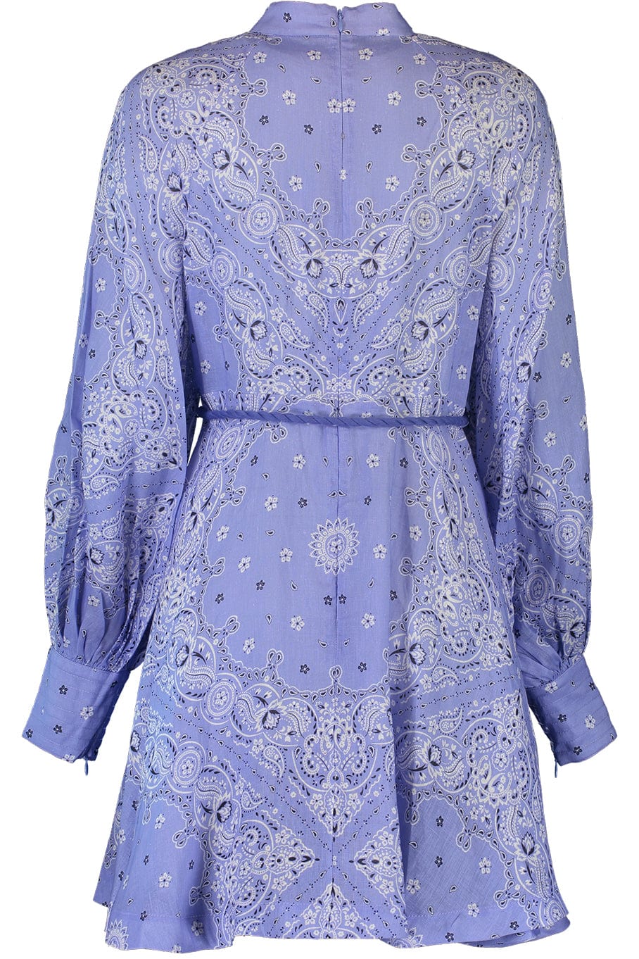 Violet Button Up Mini Dress