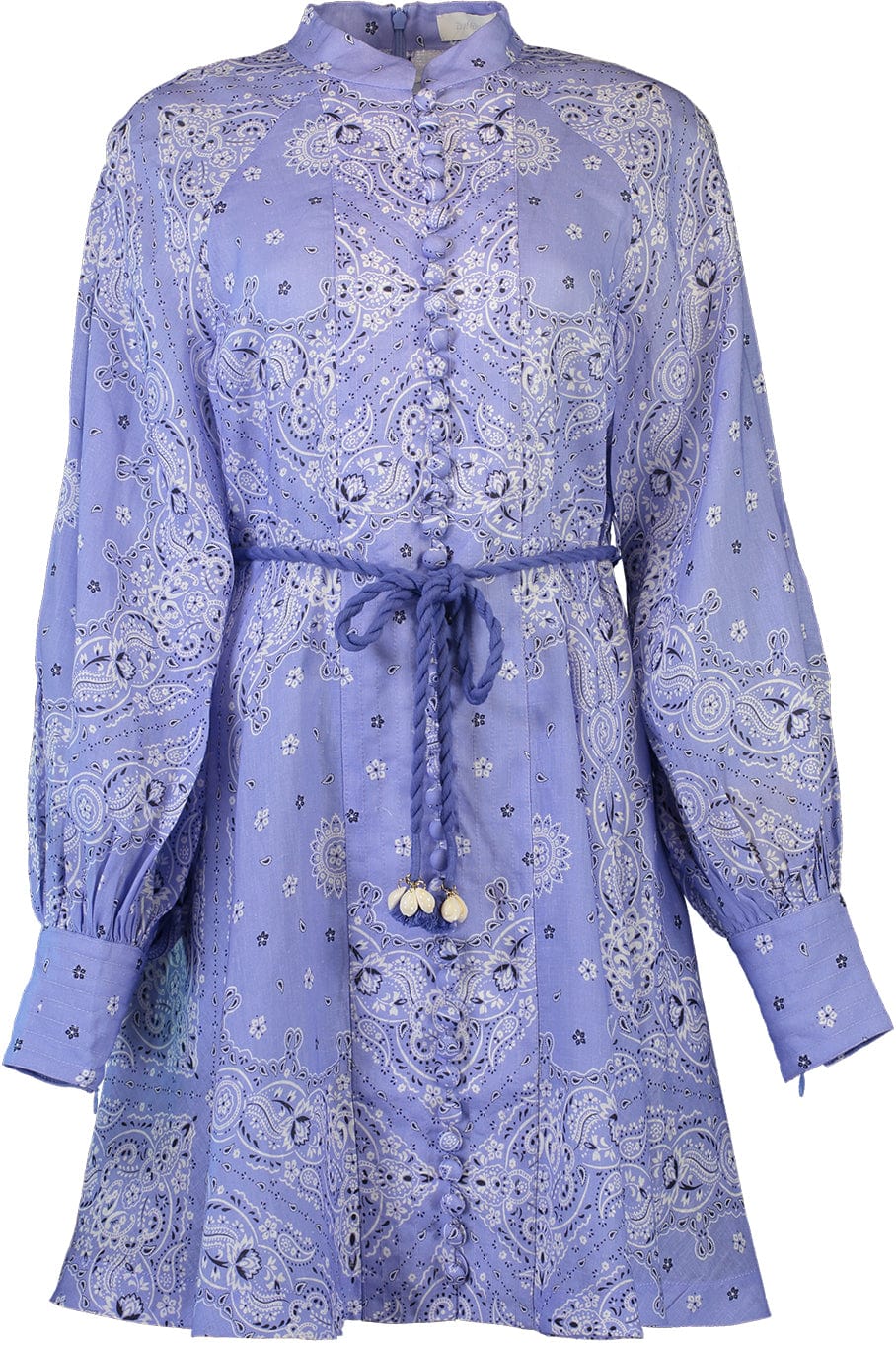 ZIMMERMANN-Violet Button Up Mini Dress-