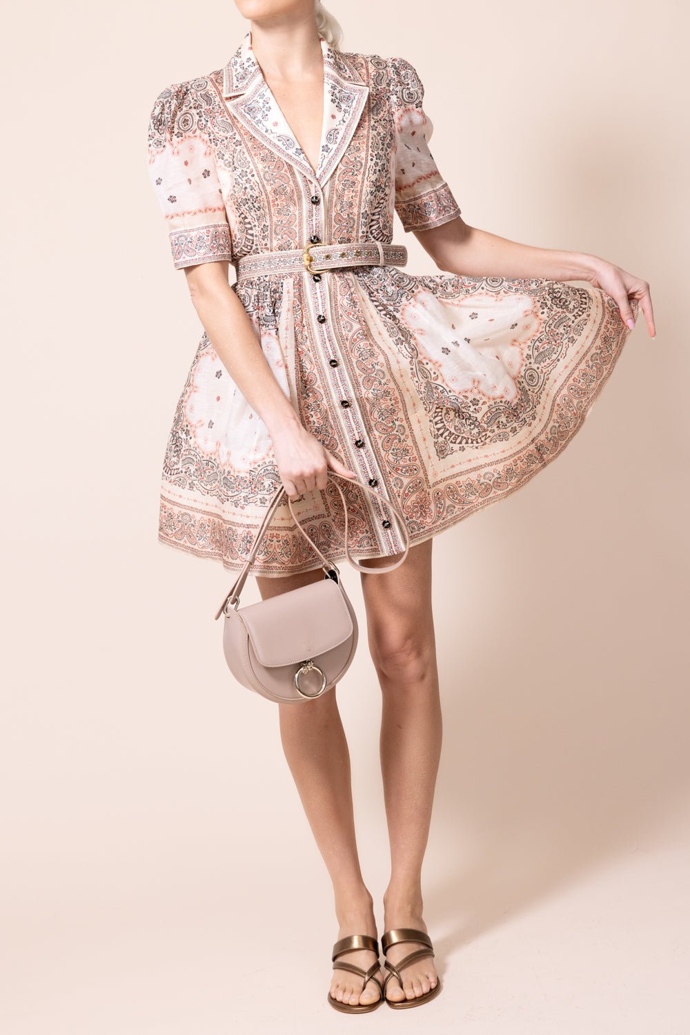 ZIMMERMANN-Matchmaker Mini Shirt Dress-