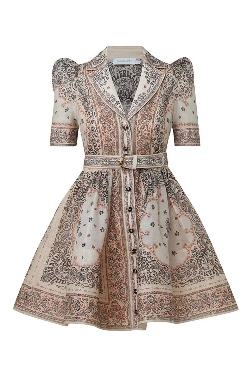ZIMMERMANN-Matchmaker Mini Shirt Dress-