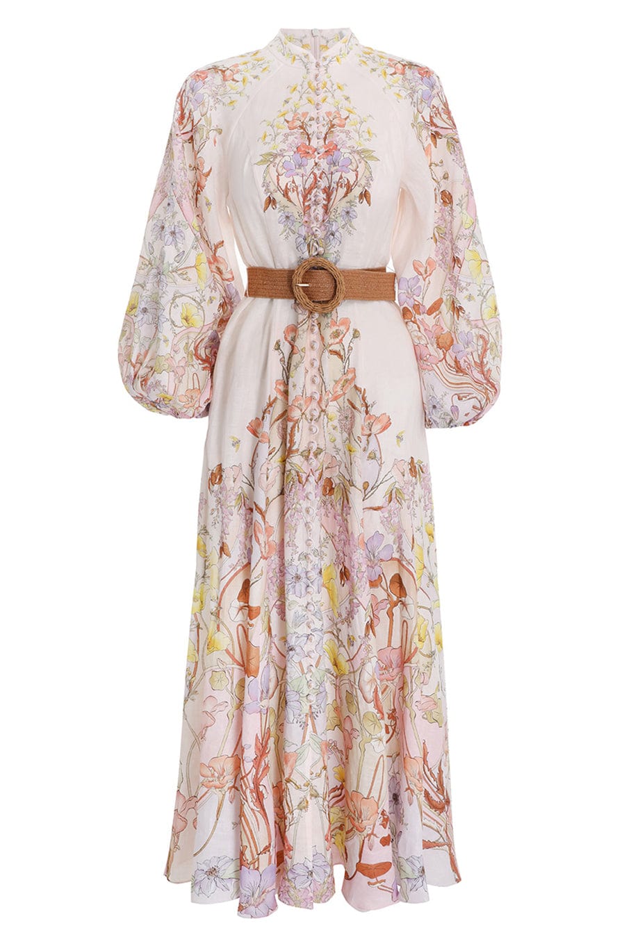 ZIMMERMANN-Jeannie Billow Long Dress-