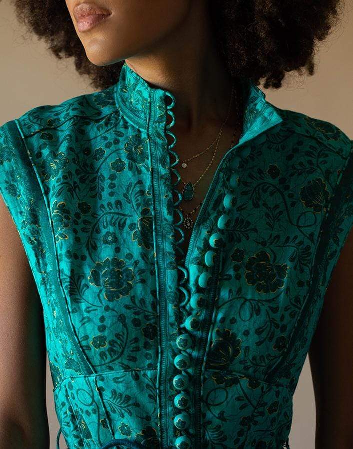 ZIMMERMANN-Lulu Panelled Floral Flip Dress-