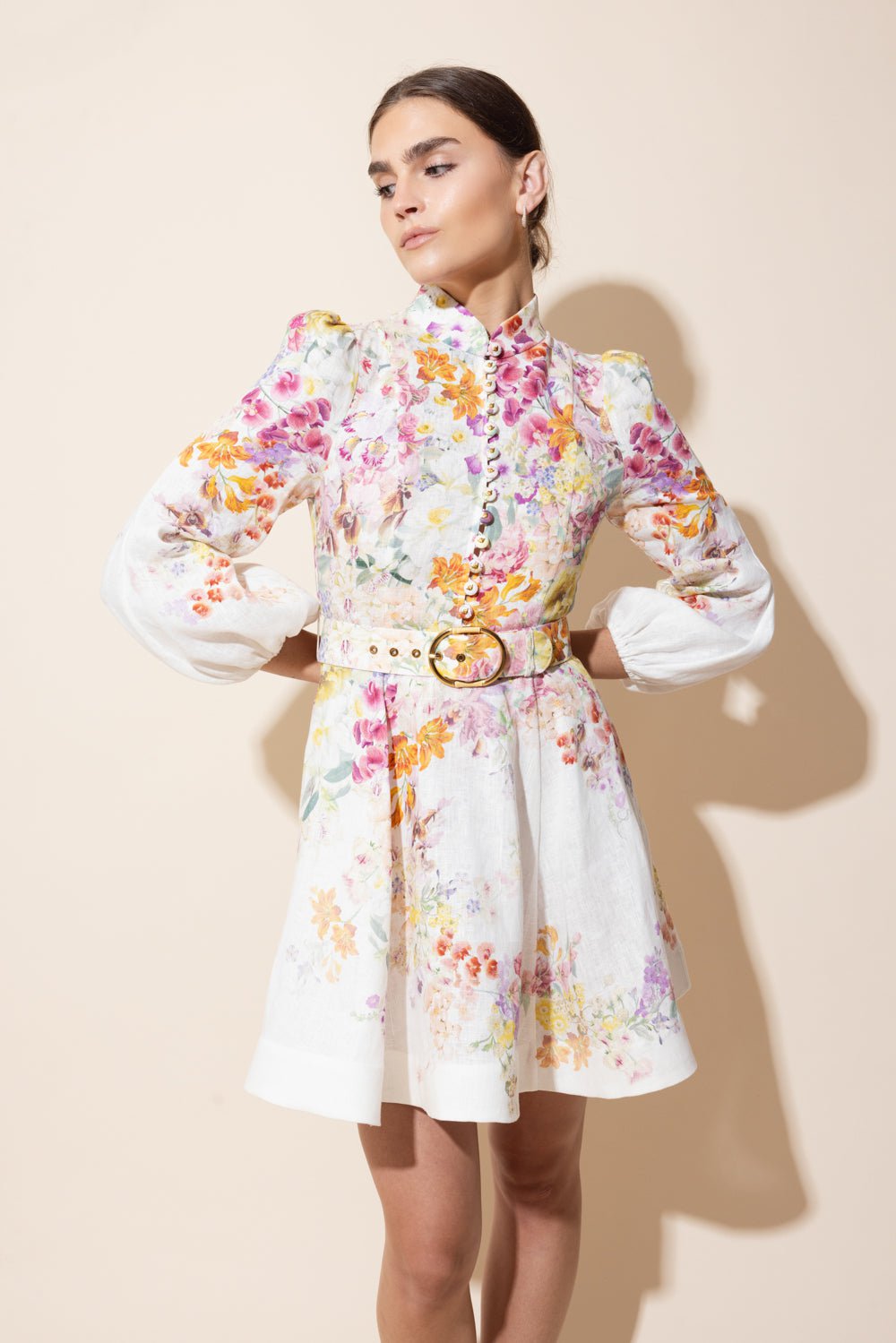 zimmermann natura buttoned midi dress Zimmermann Dress Natura Buttoned Midi