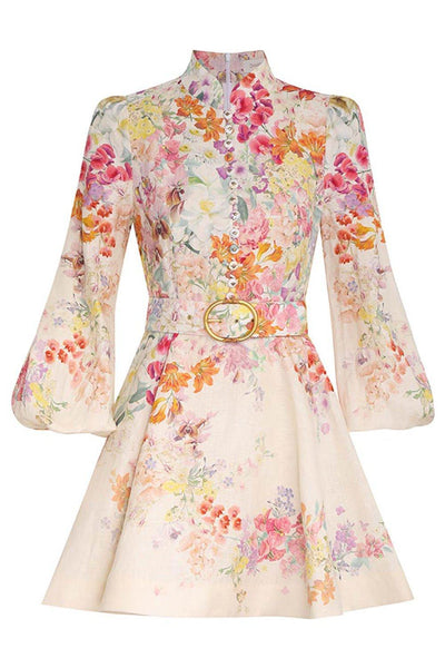 Natura Buttoned Mini Dress | ZIMMERMANN Marissa Collections Natura Buttoned Mini Dress | ZIMMERMANN Marissa Collections