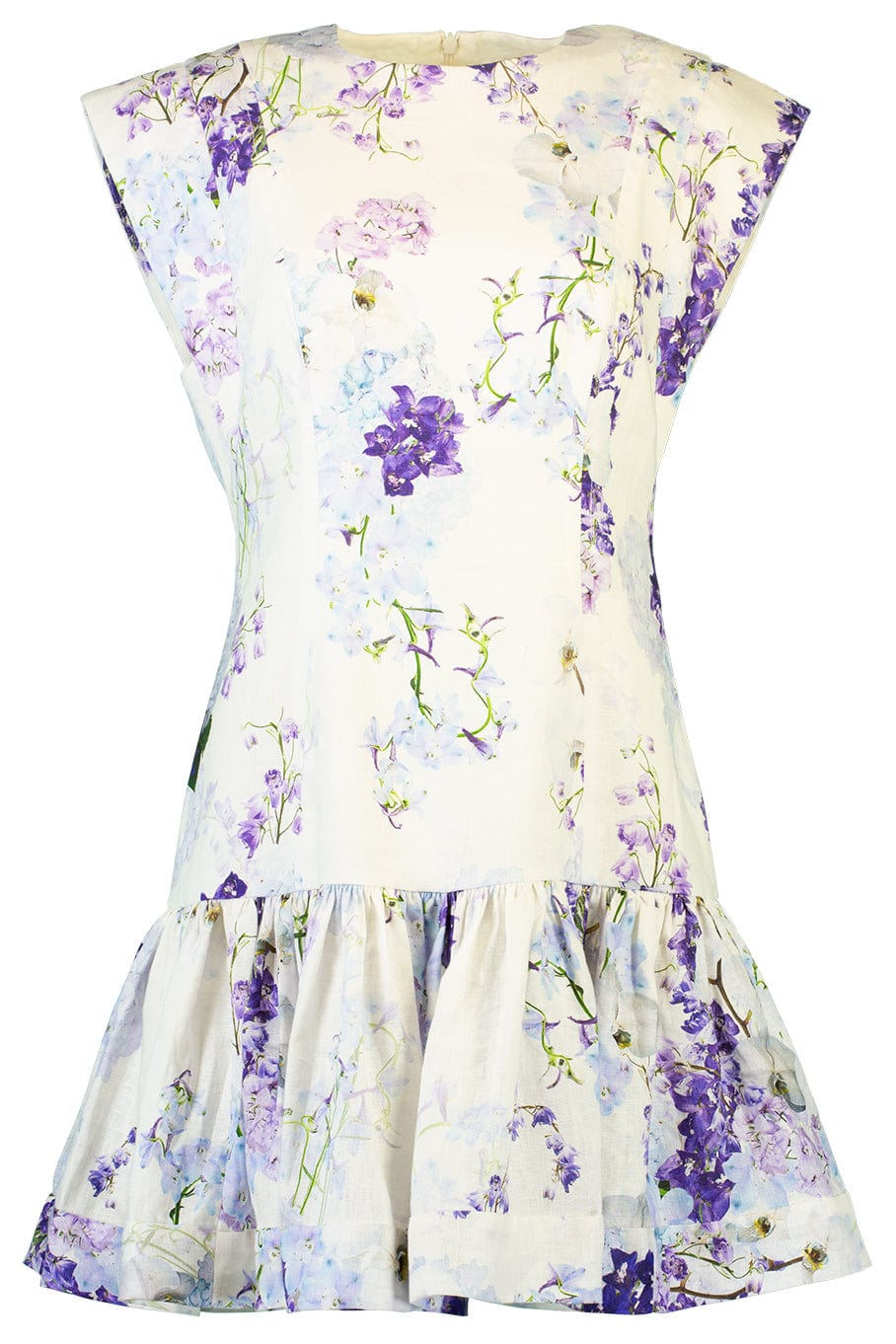 ZIMMERMANN-Rhythmic Flounce Short Dress-