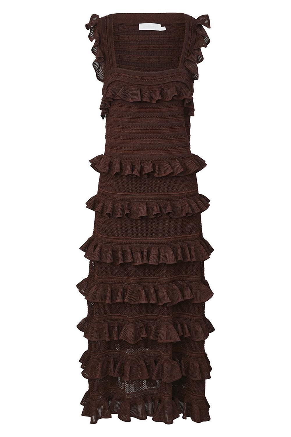 Hypnotic Lace Frill Midi Dress-MTLLCCHO-0-CLOTHINGDRESSCASUAL-ZIMMERMANN