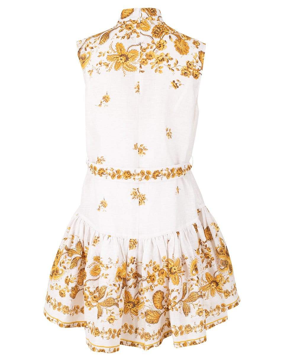 ZIMMERMANN-Amelie Drop Waist Short Dress-