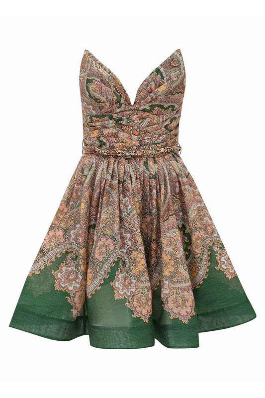 Clash Paisley Mini Dress-NOVELTY-0-CLOTHINGDRESSCASUAL-ZIMMERMANN