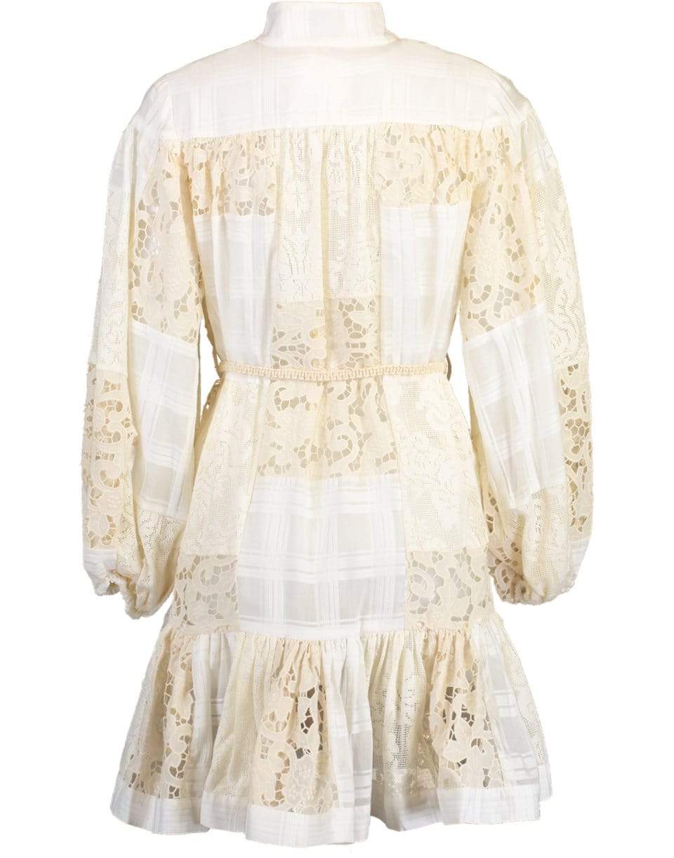 ZIMMERMANN-Andie Drop Waist Mini Dress-