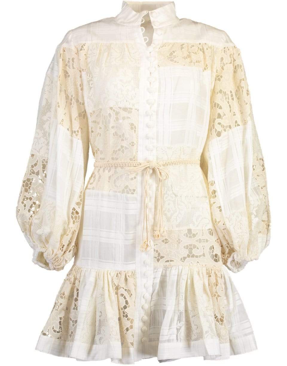 ZIMMERMANN-Andie Drop Waist Mini Dress-