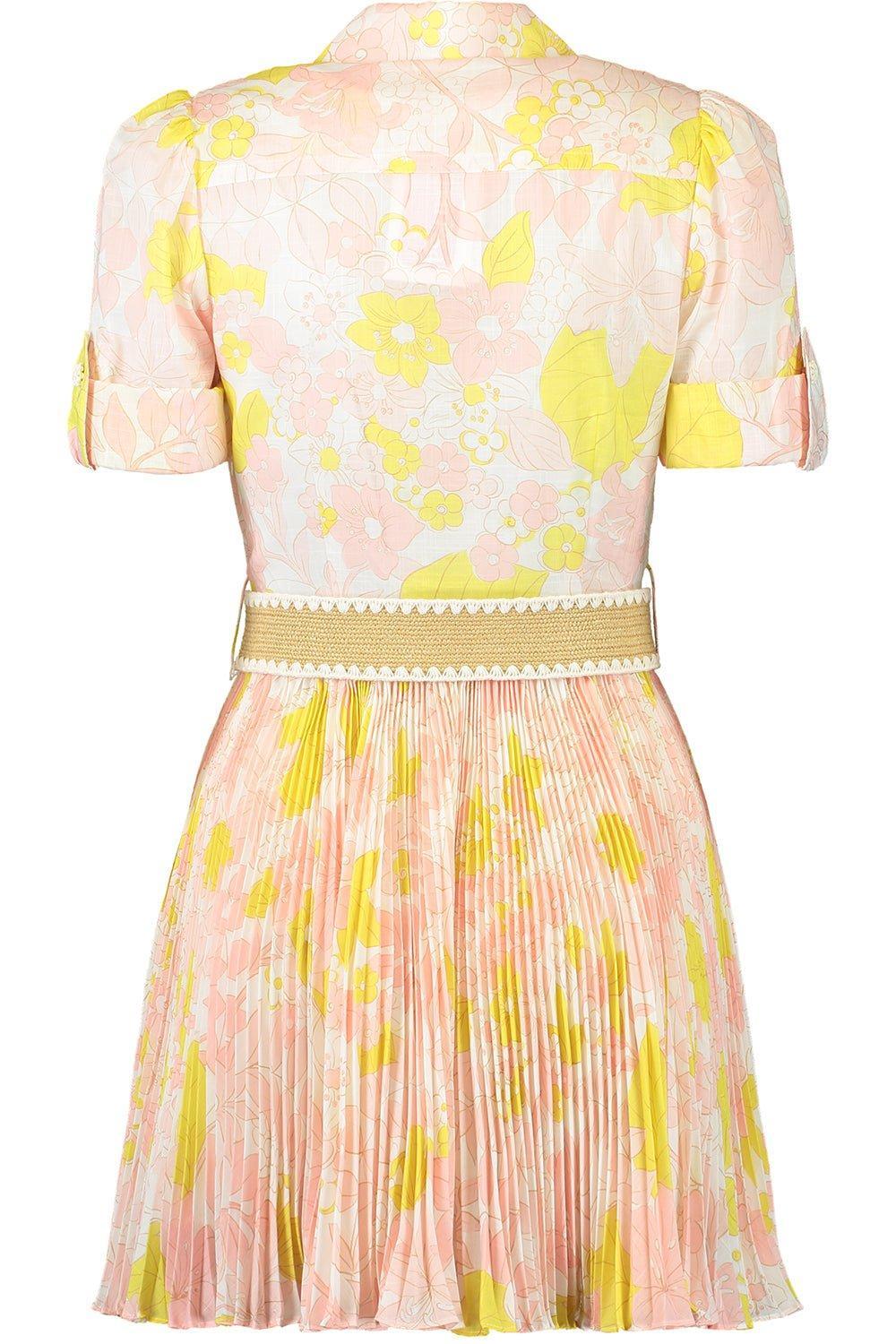 ZIMMERMANN-Pop Pleated Dress-