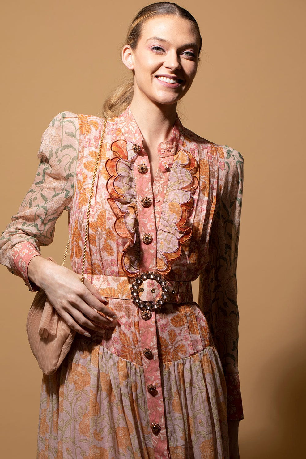 Kaleidoscope Scalloped Dress